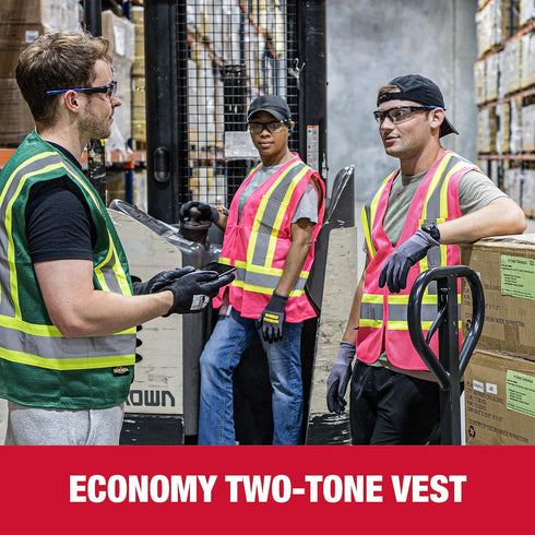 Radians SV22-1 Economy Type O Class 1 Safety Vest Size 4X-Large, Pink Mesh with Contrasting Tape - 1 Each...