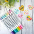 Kuretake Zig Clean Color Dot Pens Water Based Marker, 12 Colors Set (TC-6100/12V)...