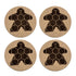 Hexagon Meeple - Board Game Coasters (qty 4)...