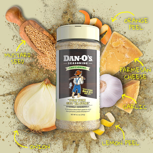 Dan-O's Cheesoning Seasoning | Medium Bottle | 1 Pack (7.6 oz)...
