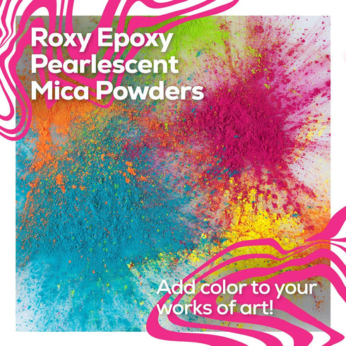 24 Colors Pearlescent Mica Powder 5g/0.18oz Each Bag - Cosmetic Grade Pigment for Epoxy Resin Dye - DIY Soap Making, Fine Arts, Makeup and Jewelry...