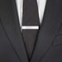 RABBITO 1-9/10-Inch Skinny Tie Bar Clip - Silver,Black...