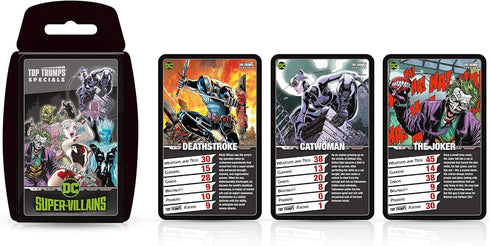 Top Trumps Card Game DC Super Villains - Family Games for Kids and Adults - Learning Games - Kids Card Games for 2 Players and more - Kid War Game...