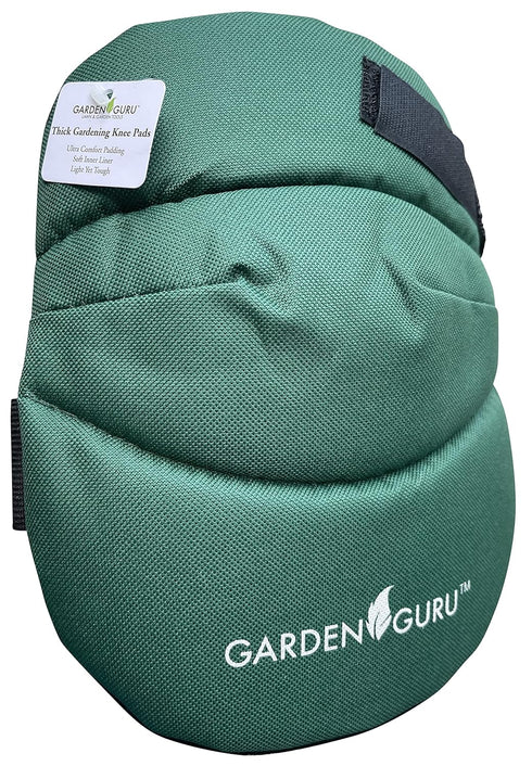 Garden Guru Cushioned Gardening Knee Pads with Adjustable Straps - Soft Inner Liner, Ultra Comfort Padding, Garden Kneelers for Yard Work, Cleanin...