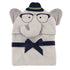 Hudson Baby Unisex Baby Cotton Animal Face Hooded Towel, Smart Elephant, One Size...