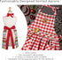 DII Kitchen Collection, Gingham Check, Red/Black, Apron...