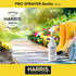 HARRIS Professional Spray Bottle 32oz (3-Pack), All-Purpose for Cleaning and Plants with Clear Finish, Pressurized Sprayer, Adjustable Nozzle and ...