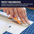 U.S. Art Supply 9" x 12" White/Blue Professional Self Healing 5-6 Layer Double Sided Durable Non-Slip Cutting Mat Great for Scrapbooking, Quilting...