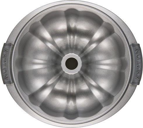 Anolon Advanced Nonstick Fluted Mold Baking Pan, 9.5 Inch, Gray, Carbon Steel...