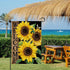 Sunflower Garden Flag, Sunflower Welcome Garden Flag, Sunflower Black Garden Flag Spring Summer Vertical Double Sided Burlap Party Holiday Yard Ho...