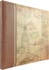 MCS Expandable 10-Page Scrapbook Album with 12 x 12 Inch Pages, 13.5 x 12.5 Inch, Vintage Postmark...
