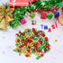 Augshy 200 Pieces Jingle Bells 3/5Inch Craft Bell Bulk for Christmas Home and Pet Decorations Xmas Decor Party Favors Supplies (Red Green Gold Sil...