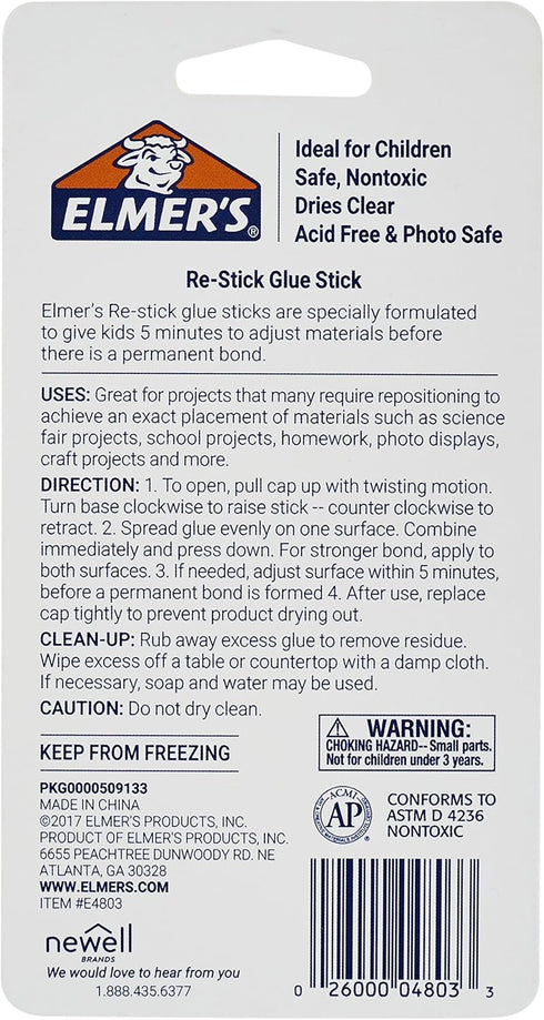 Elmer's Disappearing Purple School Glue Stick...