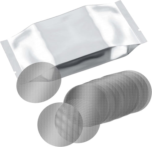 D'vine Dev Pack of 50 Stainless Steel Drainage Mesh, 2 Inch Round Drainage Hole Strainer for Keep Soil from Flowing Away, Anti-Corrosion and Breat...