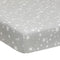 Lambs & Ivy Milky Way Gray/White Stars 100% Cotton Baby Fitted Crib Sheet...