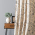 Ellis Curtain Script Crushed Taffeta 48" x 63" Tailored Panel, Black...