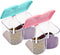 Southern Homewares Acrylic Spice Seasoning Storage Box Containers Blue Pink Lids Set of 2...