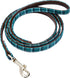 Puppy Leash for Small Dogs - StrawberryEC Cute Leather Peacock Green Plaid Leashes (Leash-Peacock Green)...