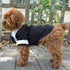 Lovelonglong Pet Costume Dog Suit Formal Tuxedo with Black Bow Tie for Small Size Dogs Miniature Schnauzer Clothing Black L...
