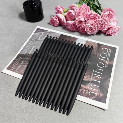 Aozora Pens Bulk 30 Pack Black Click Pens No Bleed Wholesale Retractable Ballpoint Pens Medium Point,Smooth Ink Pens for Journaling School Office ...