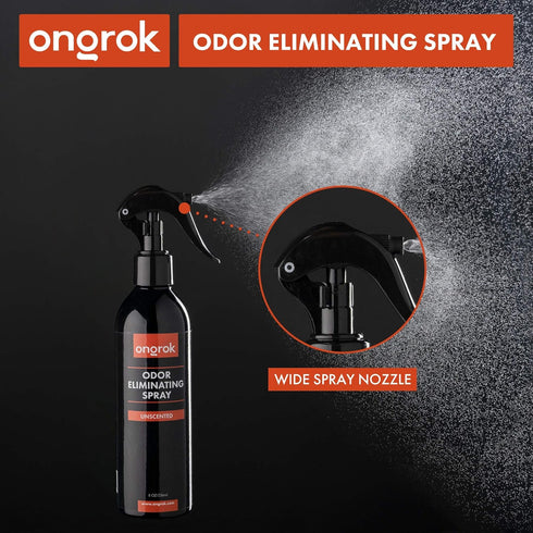 Smoke Odor Eliminator Spray by ONGROK, Natural Unscented (8 oz), Made in USA, Smell Remover for Home and Car, Air Freshener, Smoke Odor Exterminat...
