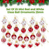 1 Inch Mini Red & White Peppermint Glass Ball Christmas Ornaments Set of 25 Balls | Miniature Christmas Tree Ornaments | Rustic Christmas Decorati...