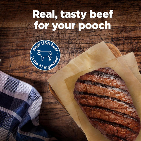 Blue Buffalo Nudges Jerky Cuts Dog Treats, Made in the USA with Natural Ingredients, Steak, 10-oz. Bag...