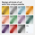 ARTISTRO Metallic Paint Pens for Rock Painting, Stone, Ceramic, Glass, Wood, Fabric, Pebbles, Scrapbook Journals, Photo Albums, Card Stocks. Set o...