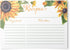 Sunflower Yellow Floral Recipe Cards from Dashleigh, 48 Cards, 4x6 inches, The Gift Collection, Water-Resistant and Double-Sided (Yellow Sunflower...
