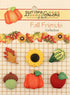 Buttons Galore Fall Friends 3D Buttons-Set of 6 Cards...