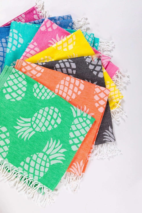 Pineapple Beach Towels - 100% Cotton Soft Quick-Dry Towel (Fuchsia)...