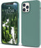IceSword iPhone 12 Pro Max Case Pine Green, Thin Liquid Silicone Shockproof Phone Case Cover, Pine Tree Green, Gel Rubber Drop Protective 6.7" [So...
