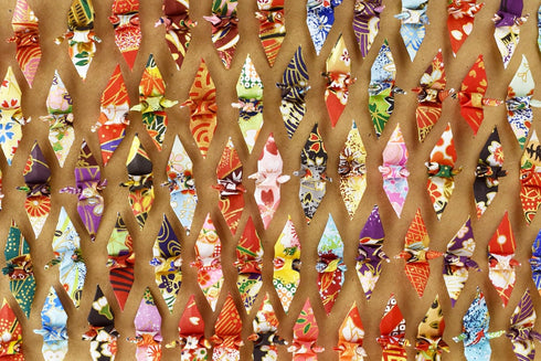 100 Origami Paper Crane Washi Paper Origami Crane Different patterns Japanese Print Made of 3.81cm 1.5 inches for Wedding decor Origamipolly...
