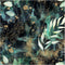 HAOKHOME 93208 Boho Peel and Stick Wallpaper Leaves Branch Removable Black/Green/Matte Gold Vinyl Self Adhesive Mural for Bedroom 17.7in x 6.5ft...