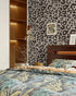 16.1"X118" Leopard Peel and Stick wallpaper Leopard Print Contact Paper Dark Brown and Khaki Wallpaper Self Adhesive wallpaper Thickened Removable...