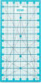 Zoid 6-1/2" X 12" Acrylic Ruler, Reversible Ruler for Measuring, Quilting Ruler, Slip-Resistant Ruler, Clear...