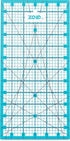 Zoid 6-1/2" X 12" Acrylic Ruler, Reversible Ruler for Measuring, Quilting Ruler, Slip-Resistant Ruler, Clear...