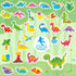 Hebayy 30 Non Slip Bathtub Stickers with Dinosaur Design, Waterproof and Anti Skid for Shower and Bathtub with Premium Scraper...