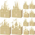 Geiserailie 20 Pieces Castle Box Princess Candy Box Glitter Castle Favor Treat Gift Princess Party Decorations Baby Shower Wedding Supplies(Gold)...