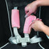 Travel Bug Baby 2 Piece Car Seat Strap Cover Teether Set (Pink)...