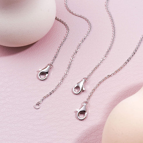 Sterling Silver & Gold Chain Extenders - Set of 2", 3", 4", and 6" for Necklaces & Bracelets...