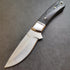 DOOM BLADE 8.27" Fixed Blade Hunting Knife with Sheath,Survival Knife,Bowie Knives,440C Stainless Steel Blade with Wood handle,Multifunction,Full ...