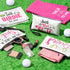 R HORSE 9Pcs Golf Makeup Bag Gifts for Women Girls, Ladies Golf Cosmetic Bags Golf Accessories Canvas Toiletry Bag Makeup Pouch Organizer Women Go...