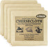 Regency Wraps 100% Cotton Ultra Fine Natural Cheese Cloth, 36 sq.ft 36" X36" 4 pcs, Chef Grade for Basting Turkey, Canning, Straining, Cheesemakin...