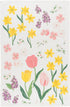 Now Designs Floursack Kitchen Towels Quick Dry Cotton Hand Towel Set, 3 Count, Flowers of The Month, 20 x 30 in...