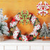 Yinder 2 Rolls 20 Yards Christmas Ribbon Red and Green Glitter Ribbon 2.5 Inch Christmas Tree Decorative DIY Ribbon for Wreaths Present Box Wrappi...