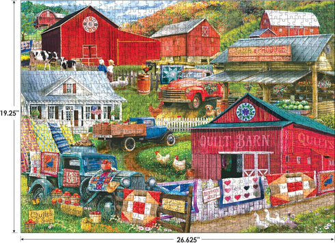 RoseArt - Kodak Premium - Country Compilation - 1000 Piece Jigsaw Puzzle for Adults...