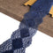 LaceRealm 3 Inch Wide×10 Yards Stretch Floral Pattern Lace Ribbon Trim Lace for Headbands Garters & Crafts (5508 Navy)...