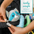 Infantino Spiral Activity Toy - Textured Play Activity Toy for Sensory Exploration and Engagement, Ages 0 and Up, Blue Raccoon...