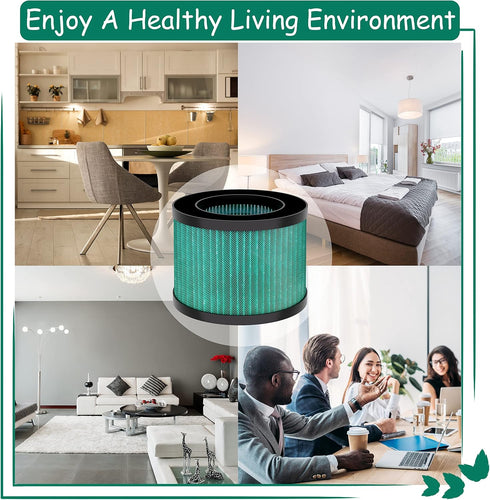 MK01 MK06 Replacement Filter, Compatible with AROEVE MK01 MK06 and Kloudi DH-JH01, Intelabe EPI080/EP1080& Elechomes EPI081/EP1081 Air Purifier, P...